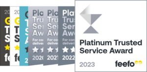 Feefo Platinum Awards Logos