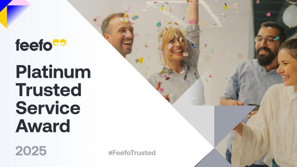 platinum award for feefo